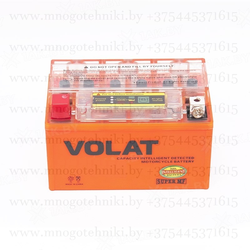 Аккумулятор (АКБ) 12V, 7Ah YTX7A-BS (150*87*94) гелевый для мототехники